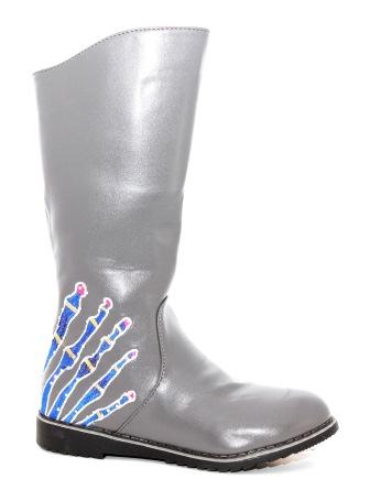 Сапоги демисезонные шалунишки 613-JC10912 серые длин